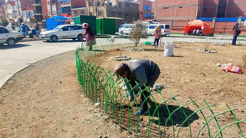 Plaza Cosmos U.V. C luce renovada tras trabajos de mantenimiento municipal