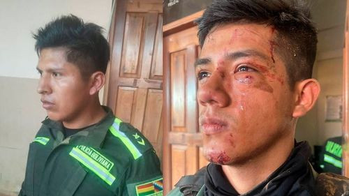 Tres personas atacan a policías en Riberalta y sustraen equipo de patrulla