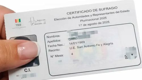 Trámites bancarios requieren certificado de sufragio