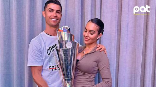 CR7 levanta otro trofeo con Portugal y lo celebra junto a Georgina