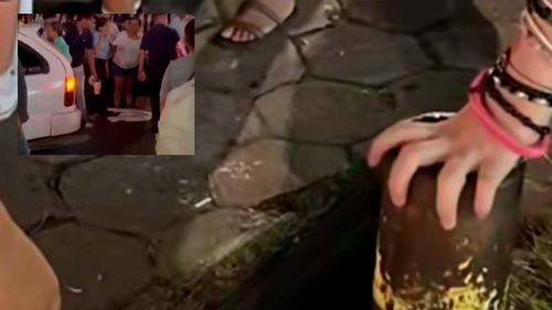 Niña cae a alcantarilla sin tapa y sufre fractura en la avenida Gualberto Villarroel