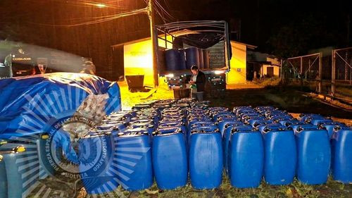 Incautan sustancias químicas controladas sin respaldo legal en el trópico