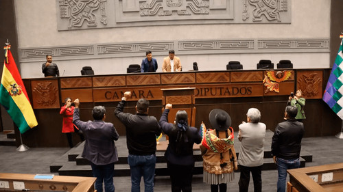 Omar Yujra, nuevo presidente de la Camara de Diputados 