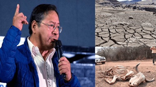 El presidente anuncia un plan para combatir la sequía en siete departamentos 