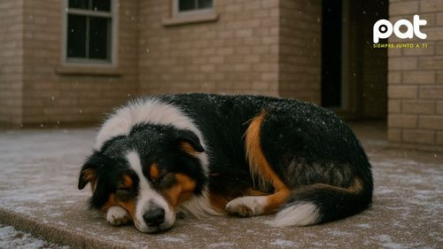 Dormir afuera en invierno puede ser mortal para los perros, advierten veterinarios