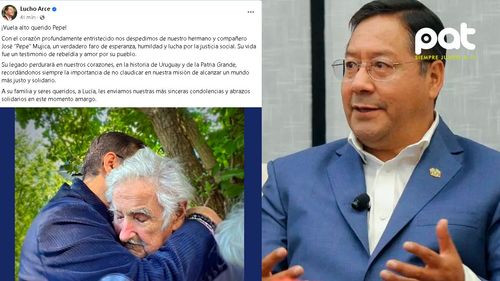 “Vuela alto querido Pepe”: El presidente Arce despide a José Mujica tras su fallecimiento a los 89 años