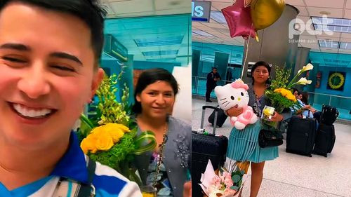 La Tiktoker boliviana Layme recibe cálida bienvenida en Miami para participar en el Global Live Fest