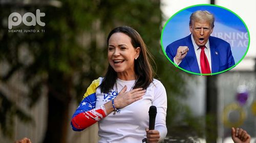 Machado agradece a Trump su &quot;apoyo inquebrantable&quot; en la lucha por la democracia en Venezuela 