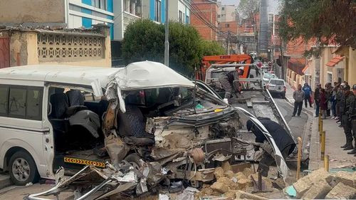 Impactante relato de vecina tras accidente en Sopocachi que dejó un fallecido y seis heridos