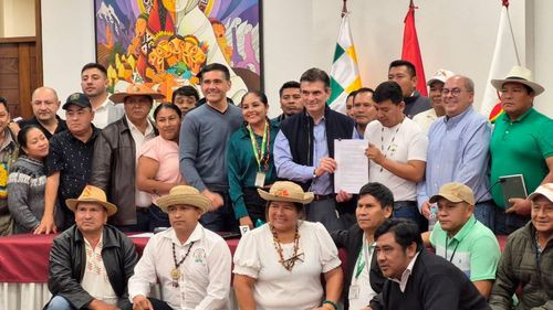 Gobierno y CIDOB firman acuerdo sobre la Ley 1720