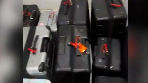 Difunden imagen del equipaje que ingresó sin revisión y vinculan a Laura Rojas