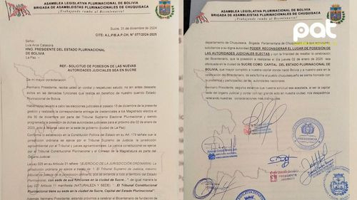 Chuquisaca exige que la posesión de los magistrados se realice en Sucre