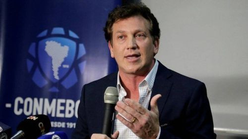 El presidente de la Conmebol volvió a reclamar por “el dinero robado al fútbol sudamericano”