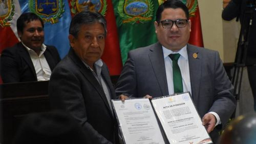 En la posesión del nuevo fiscal, Choquehuanca dice que está pendiente la “descolonización” del Órgano Judicial