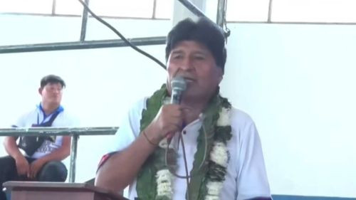 Evo Morales agradece por la seguridad que le brindan en el trópico cochabambino