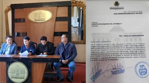 La Gobernación de Chuquisaca Inicia Trámite de Revocatoria de Licencia Ambiental para Garantizar la Protección del Medio Ambiente