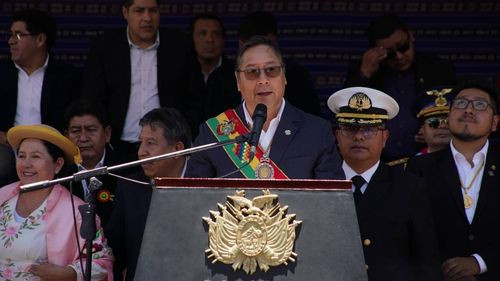 Presidente lidera actos protocolares por los 244 años de la Gesta Libertaria de Oruro