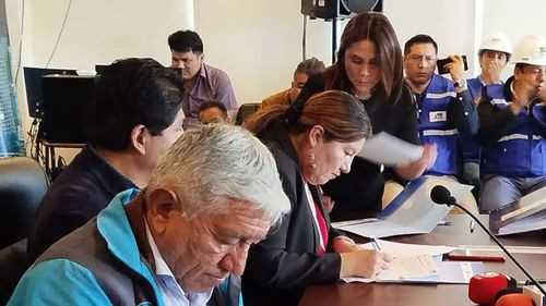 Alcaldía de La Paz y FPS acuerdan Bs 28 millones para obras en zonas con riesgo de deslizamientos