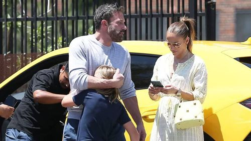Jennifer Lopez salió de compras con el hijo de Ben Affleck en Beverly Hills