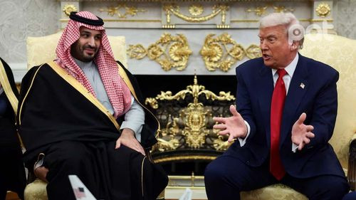 Trump recibió al príncipe heredero de Arabia Saudita, que anunció inversiones en Estados Unidos por un billón de dólares