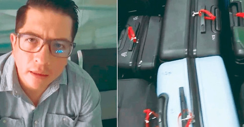 Mensajes comprometen a exedecán en caso de las 32 maletas