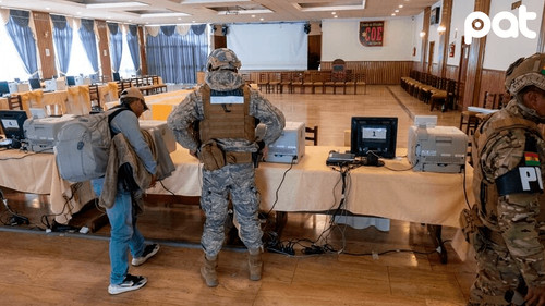 Fuerzas Armadas despliegan logística militar para material electoral