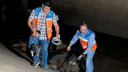  Autoridades intensifican operativos para identificar responsables de robos de cables en semáforos de Santa Cruz