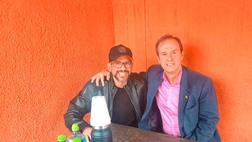Quiroga y Camacho discuten posible alternativa política