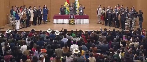 Luis Arce posesiona en La Paz a los magistrados y consejeros elegidos en las elecciones judiciales parciales