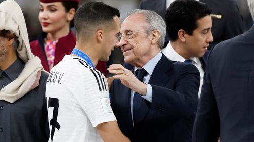 Florentino sobre Lucas Vázquez: &quot;Se  ha dejado el alma por el Madrid&quot;