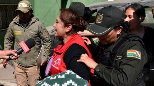 Ruth nina es enviada a prisión por  advertencia en acto político: “van a  contar muertos”
