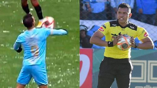 Asesor de árbitros del fútbol argentino asegura que la mano de Cauteruccio fue deliberada