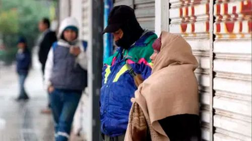 Alerta por intensas heladas, lluvias y nevadas en seis departamentos del país