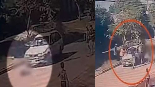 Conductor atropella a niña y vecinos evitan su fuga