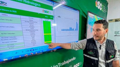 Alertan por posibles crecidas en ríos Piraí y Yapacaní por lluvias intensas