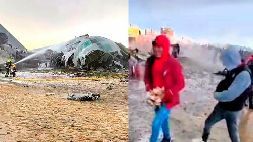 Investigan a 51 personas por saqueo tras caída de avión