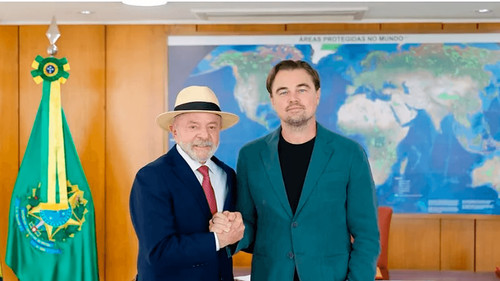 Lula conversó con Leonardo DiCaprio sobre derechos indígenas y medioambiente