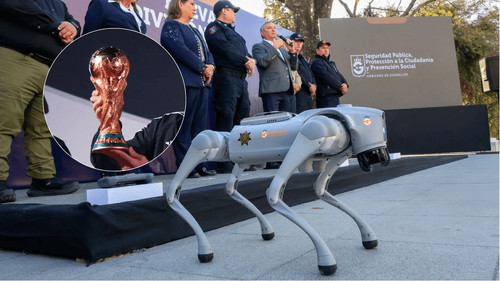 Perros robot reforzarán la seguridad en México durante el Mundial 2026