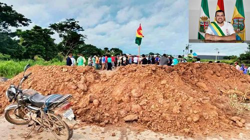 Bloqueo en la ruta San Ignacio–Santa Cruz por inhabilitación de candidato de Libre