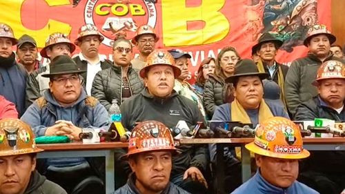 COB conmina al Gobierno a atender pedido de pacificación