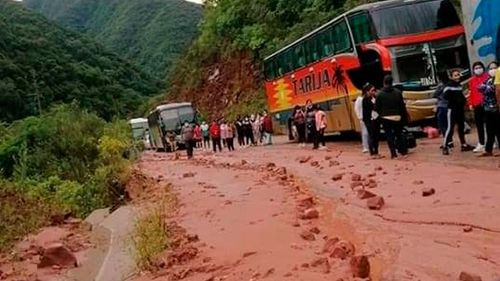 Derrumbes afectan rutas en Tarija y la ABC pide circular con extrema precaución