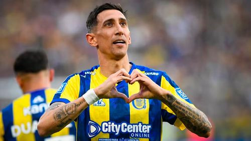 Di María juega al límite en su  regreso a Rosario Central