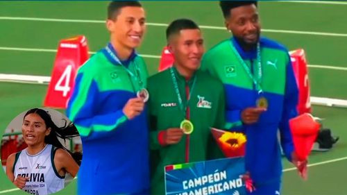 Éxito Boliviano en el Sudamericano Indoor de atletismo con David Ninavia a la Cabeza