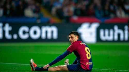 Pedri, agotado y expulsado tras el  Clásico