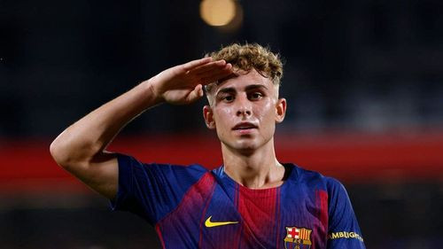 Fermín López lidera con un triplete la goleada del Barcelona