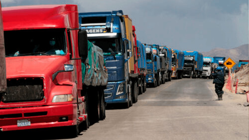 Transporte pesado advierte con salir a desbloquear carreteras ante pérdidas críticas y cisternas varadas