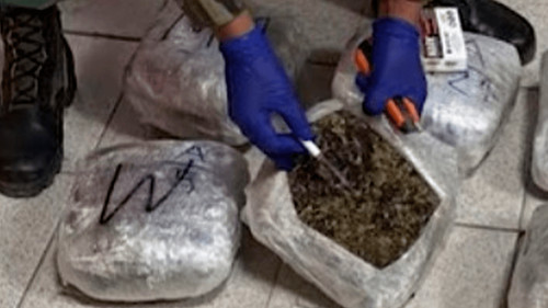 Santa Cruz: Felcn aprehende a chofer con 100 kilos de droga ocultos en camión de urea y boro