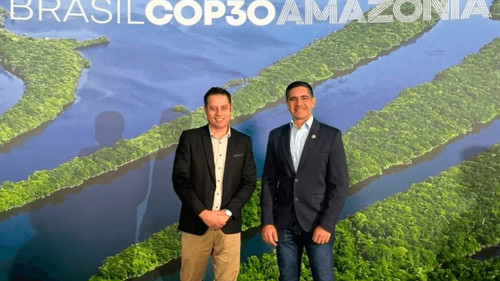 Lara y Justiniano se reúnen con el presidente de la COP30 en Brasil
