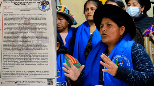 Bartolinas convocan a concentración en defensa de la democracia