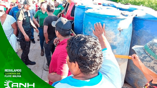 ANH y Policía secuestran 1.200 litros de diésel en Beni y refuerzan controles